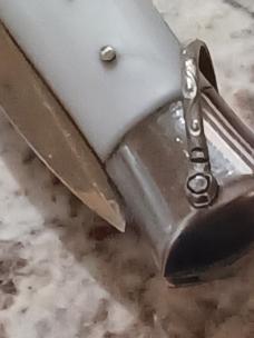 8 3/4" Rizzuto Estileto Milano white perlex.