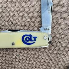 Colt USA  2 Blade Advertising Novelty Folding Collectible Pocket Knife (170)
