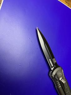 Smith & Wesson OTF Assisted 3.5" Black Double Edge Blade