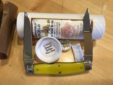 Great Eastern Cutlery Northfield 818222 Coon Skinner Smooth Yellow Rose Bone 1 of 515