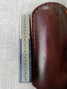 Vincenzo Balistreri 2 Blade Barlow, Clip & coping..Black Buffalo Bone scales..N690...coa and slip 