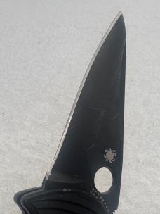 Spyderco Citadel C119BK Push Button Automatic With Safety Rare And Hard To Find Been Discontinued 