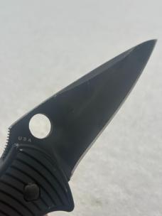 Spyderco Citadel C119BK Push Button Automatic With Safety Rare And Hard To Find Been Discontinued 