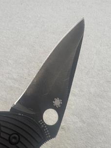 Spyderco Citadel C119BK Push Button Automatic With Safety Rare And Hard To Find Been Discontinued 