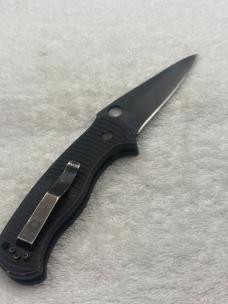 Spyderco Citadel C119BK Push Button Automatic With Safety Rare And Hard To Find Been Discontinued 
