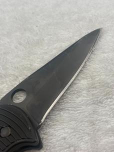 Spyderco Citadel C119BK Push Button Automatic With Safety Rare And Hard To Find Been Discontinued 