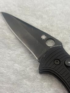 Spyderco Citadel C119BK Push Button Automatic With Safety Rare And Hard To Find Been Discontinued 
