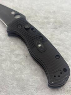 Spyderco Citadel C119BK Push Button Automatic With Safety Rare And Hard To Find Been Discontinued 
