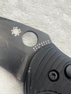 Spyderco Citadel C119BK Push Button Automatic With Safety Rare And Hard To Find Been Discontinued 