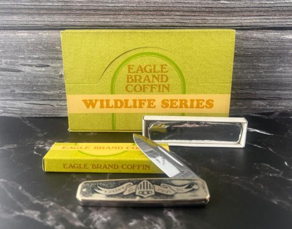 NIB Vintage 1970-80 Parker Frost Imai Seki Japan Spirit Of America Wildlife Series Knife