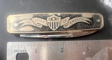 NIB Vintage 1970-80 Parker Frost Imai Seki Japan Spirit Of America Wildlife Series Knife
