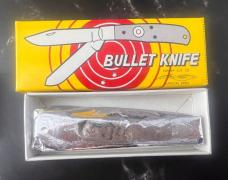 NIB/NOS Vintage Parker Cut. Co.1980's Bullet Knife Bone Handled Trapper Japan