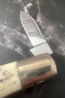 NIB NIB/NOS 1980s Parker Custom Series Large Half Congress 1591 Sandbar Bone Knife 