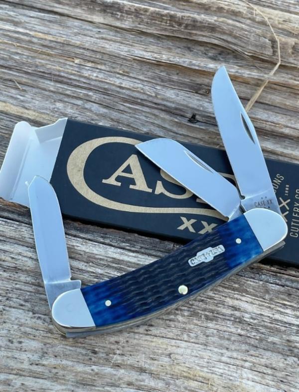CASE XX ** BLUE BONE ROGERS CORN COB JIGGED 2025 SOWBELLY
