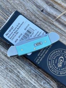CASE XX ** SMOOTH SEAFOAM GREEN G10 ICHTHUS SHIELD 2025 BABY BUTTERBEAN