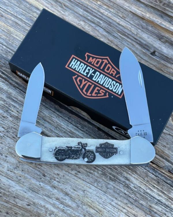 CASE XX ** 2024 HARLEY DAVIDSON SMOOTH NATURAL BONE CANOE