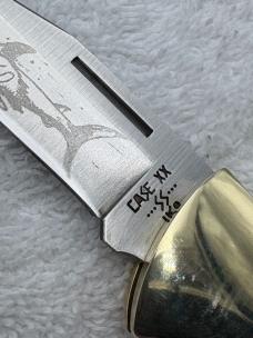 Case XX 1984 6 Dot Mako P158-LSSP Sportsman Lock Back Stag Folder Made In USA New In Box