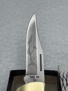 Case XX 1984 6 Dot Mako P158-LSSP Sportsman Lock Back Stag Folder Made In USA New In Box