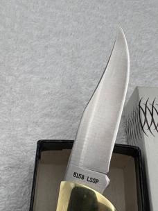 Case XX 1984 6 Dot Mako P158-LSSP Sportsman Lock Back Stag Folder Made In USA New In Box