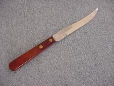 Bargain!  Vintage BOKER Tree Brand, Stainless, 6 piece Steak Knife Set with Wood Tray Holder