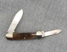 WR Case & Sons – 7 dot 1983 – 2 Blade Canoe 62131 – Jigged Bone