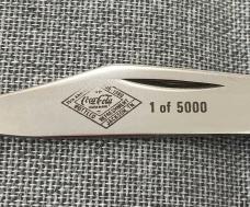 WR Case & Sons – 1 dot 1979 – 2 blade Mini Coke Bottle 2226 ½ – Coca Cola 75th Anniversary
