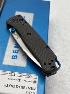 Benchmade 533-3 Mini Bugout First Production New In Box Made In USA
