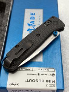 Benchmade 533-3 Mini Bugout First Production New In Box Made In USA