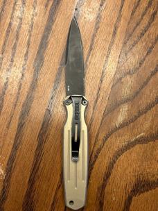 Gerber Covert Automatic Knife Mini Tan Handle S30V USA