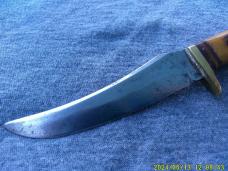 Jr Buffalo Skinner F.A. Bower Stag Fixed Blade Germany Bird & Trout Knife
