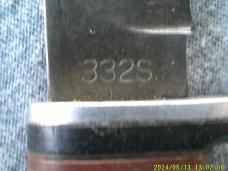 Kinfolks USA Bird & Trout knife #332S Leather Handle