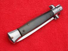Rare 8" Vintage Italian Stiletto Blackhorn handles *Rosa Uliana Primo* in diamond stamp