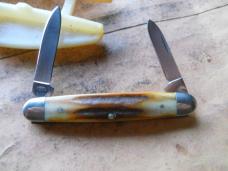 Case 5279 SSP Stag Red Scroll Pen Knife 1978
