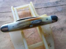 Case 5279 SSP Stag Red Scroll Pen Knife 1978