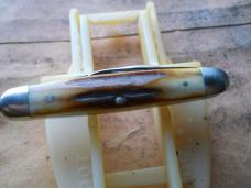 Case 5279 SSP Stag Red Scroll Pen Knife 1978