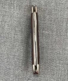 WR Case & Sons – XX 1940-1964 – 2 Blade Serpentine Pen 06244 – Jigged Bone