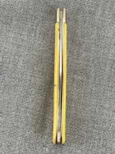 WR Case & Sons – 2 dot 1978 – 1 Blade Barehead Slimline Trapper 31048 – Yellow Composite