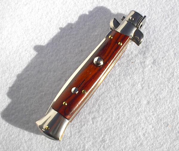 NEW LATEST FRANK BELTRAME 9" STILETTO RED HEART WOOD DAGGER BLADE MANIAGO ITALY 