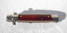 NEW LATEST FRANK BELTRAME 9" STILETTO RED HEART WOOD DAGGER BLADE MANIAGO ITALY 