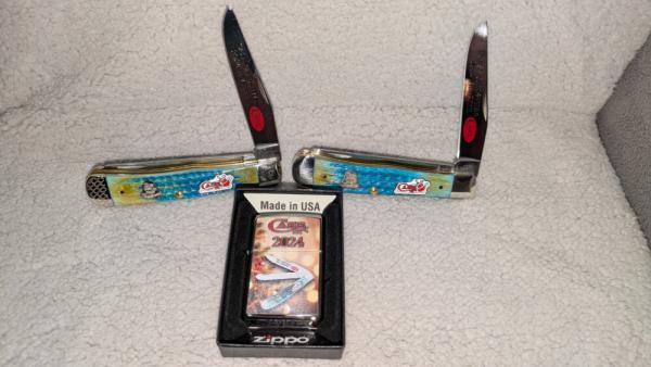 Case XX SMKW SFO Sea Dragon Christmas Trapper & Zippo SET Case XX SMKW SFO Sea Dragon Christmas Trapper & Zippo SET