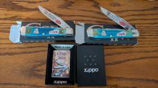 Case XX SMKW SFO Sea Dragon Christmas Trapper & Zippo SET