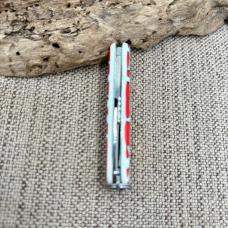 Victorinox Classic Swiss Army Knife Red Edelweiss Flowers Excellent (189)