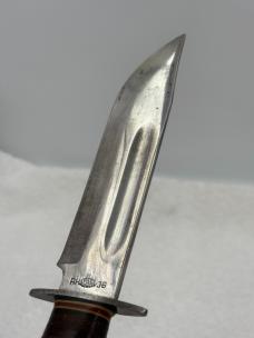 PAL RH36 Vintage Fighting / Hunting Fixed Blade Full Tang Sheath Knife Made USA