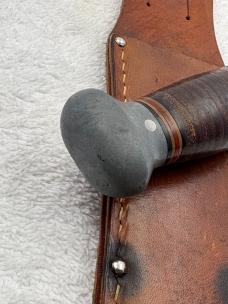 PAL RH36 Vintage Fighting / Hunting Fixed Blade Full Tang Sheath Knife Made USA
