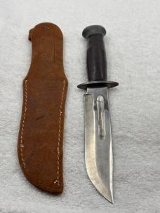 PAL RH36 Vintage Fighting / Hunting Fixed Blade Sheath Knife Made In USA 