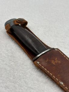 PAL RH36 Vintage Fighting / Hunting Fixed Blade Sheath Knife Made In USA 