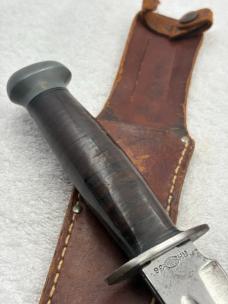 PAL RH36 Vintage Fighting / Hunting Fixed Blade Sheath Knife Made In USA 