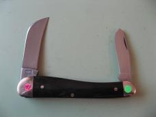   DANIELS FAMILY KNIFE BRANDS-TITUSVILLE CUTLERY-ROOSTER COMB BUFFALO HORN #1