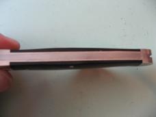   DANIELS FAMILY KNIFE BRANDS-TITUSVILLE CUTLERY-ROOSTER COMB BUFFALO HORN #1