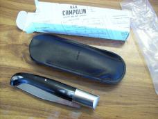 A.G.A. Campolin Pattada Scarce Italian Automatic Brazilian Horn UNUSED W/Pouch & Box